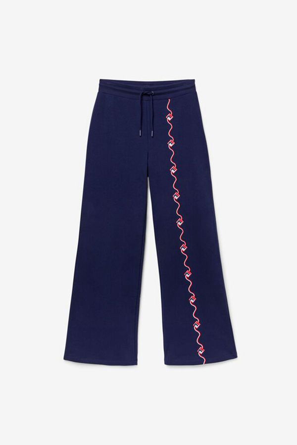 Pantalones De Chándal Fila Mujer Azul Marino - Agnesina Flare - España 284056UEG